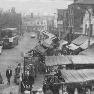 April 1960 Bus Stop Outside The Parsonage