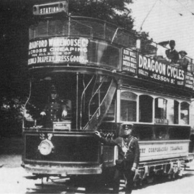 Tram At Bedworth Terminus