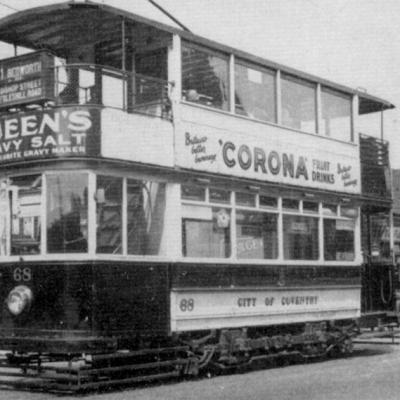 Tram At Longford On Its Way To Bedworth